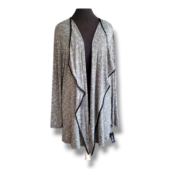 Style & Co. Sweaters - Style & Co X Large Black wrap Cardigan sweater New
